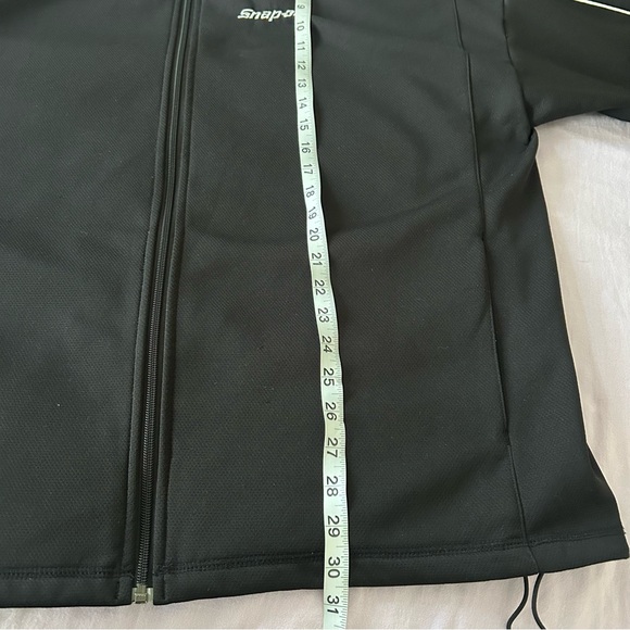 Snap-On Black Zip Up Light Jacket Size XL - Picture 7 of 7
